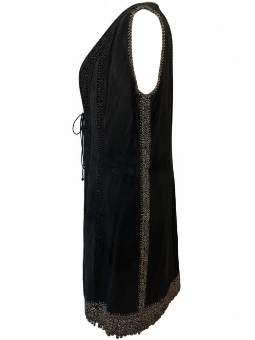 Black Suede Vest - Image 2