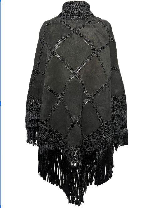 All Black Poncho - Image 2