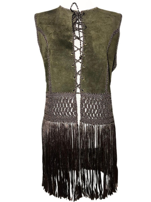 Green Suede Vest - Image 2