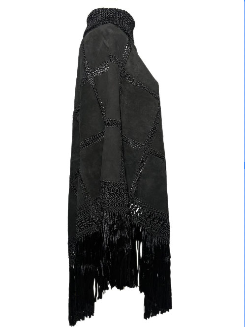 All Black Poncho - Image 3