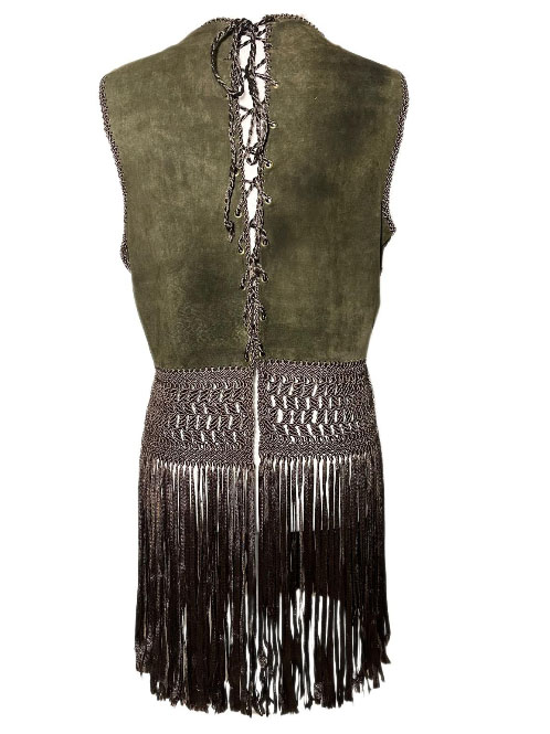 Green Suede Vest - Image 3